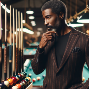 3 Crucial Factors Most First-Time Cue Buyers Overlook 1 Pool Player choosing a pool cue